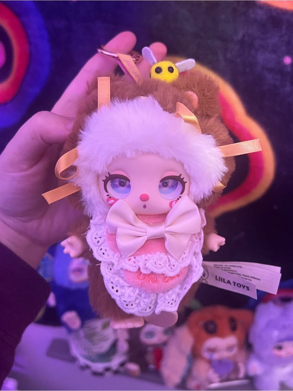 Liila Chef Kitten confirmed Chocolate Hug Roll New without box plush keychain